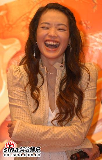 剧照-图文：红拂女新闻发布会--舒淇开怀大笑