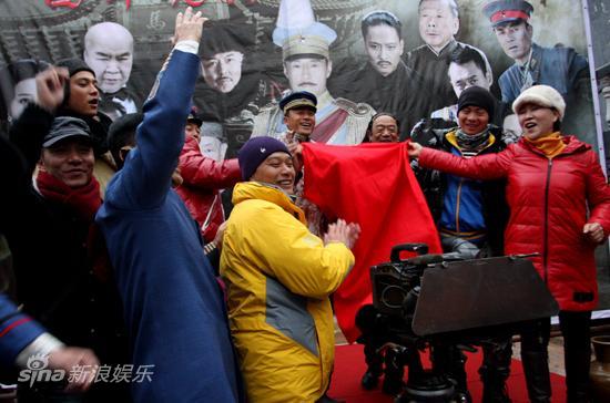 剧照-图文：护国军魂传奇开机-开机仪式