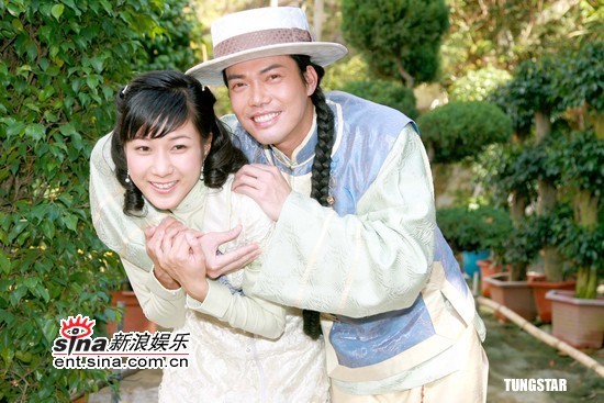 剧照-图文：TVB迎妻接福开拍--谢天华钟嘉欣嬉戏