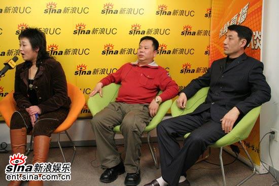 剧照-图文：牛玉儒剧组做客新浪--三位主创人员