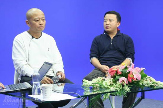 剧照-图文：天下兄弟主创做客--石钟山与黄力加