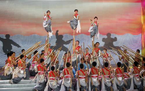 剧照-图文：春晚第五次彩排--精彩武术表演