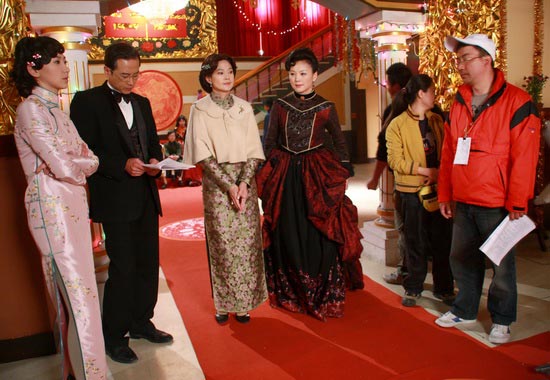 剧照-图文：女儿心探班--各就各位