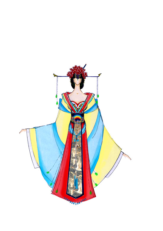 剧照-图文：杨贵妃人物造型图--杨贵妃