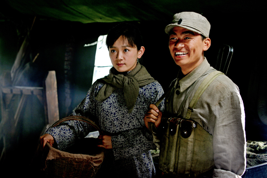 剧照-资料图片：为了新中国前进剧照-董存瑞和秀儿的革命情愫