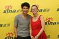 剧照-图文：绣娘兰馨主演做客--翁虹和李宗翰留影