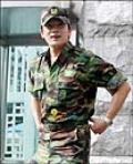 剧照-资料图片：韩国男星服役期间军装照--池诚